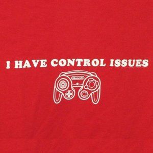 Nintendo Gamecube - Red I Have Control Issues Shirt